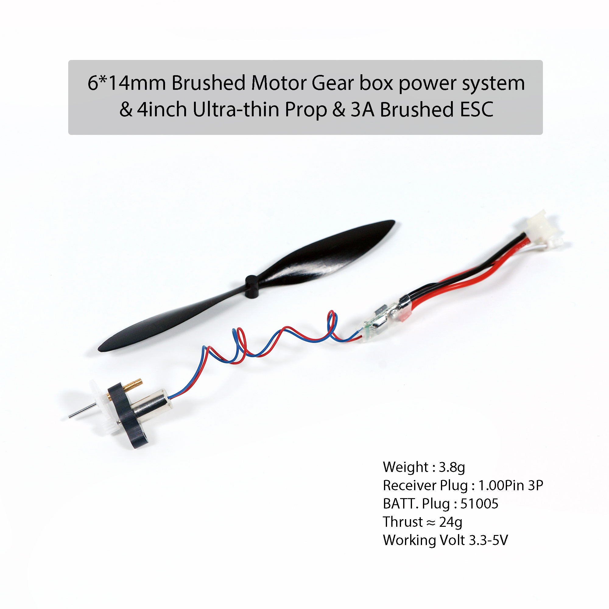 AEORC 6x14 Brushed Motor Combo - đánh giá và giá Brushless Motor Thrust Test Stand