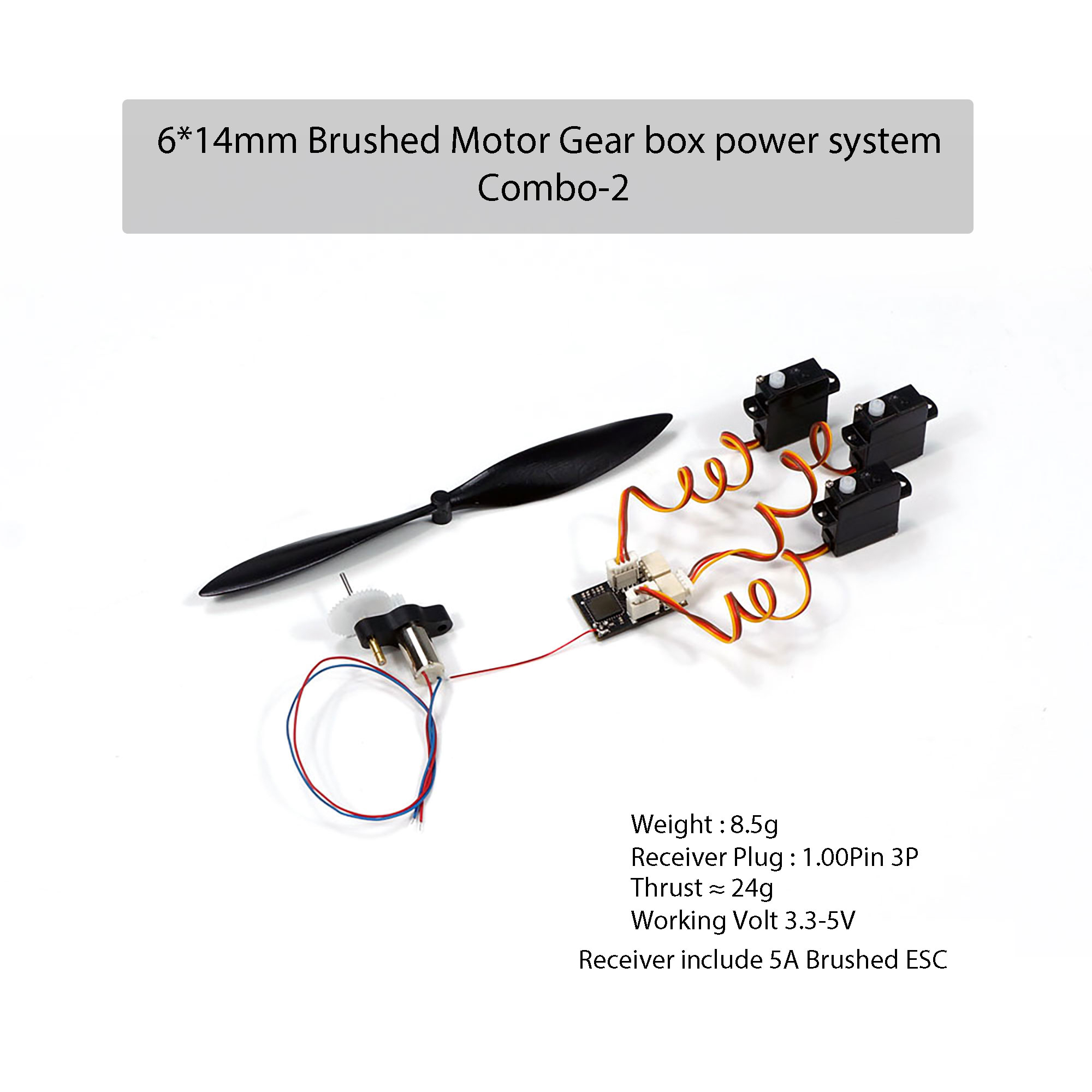 AEORC 6x14 Brushed Motor Combo - đánh giá và giá Brushless Motor Thrust Test Stand